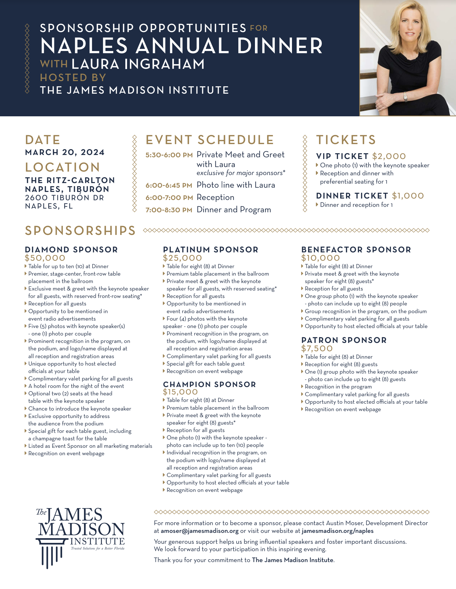 2024 Naples Annual Dinner James Madison Institute
