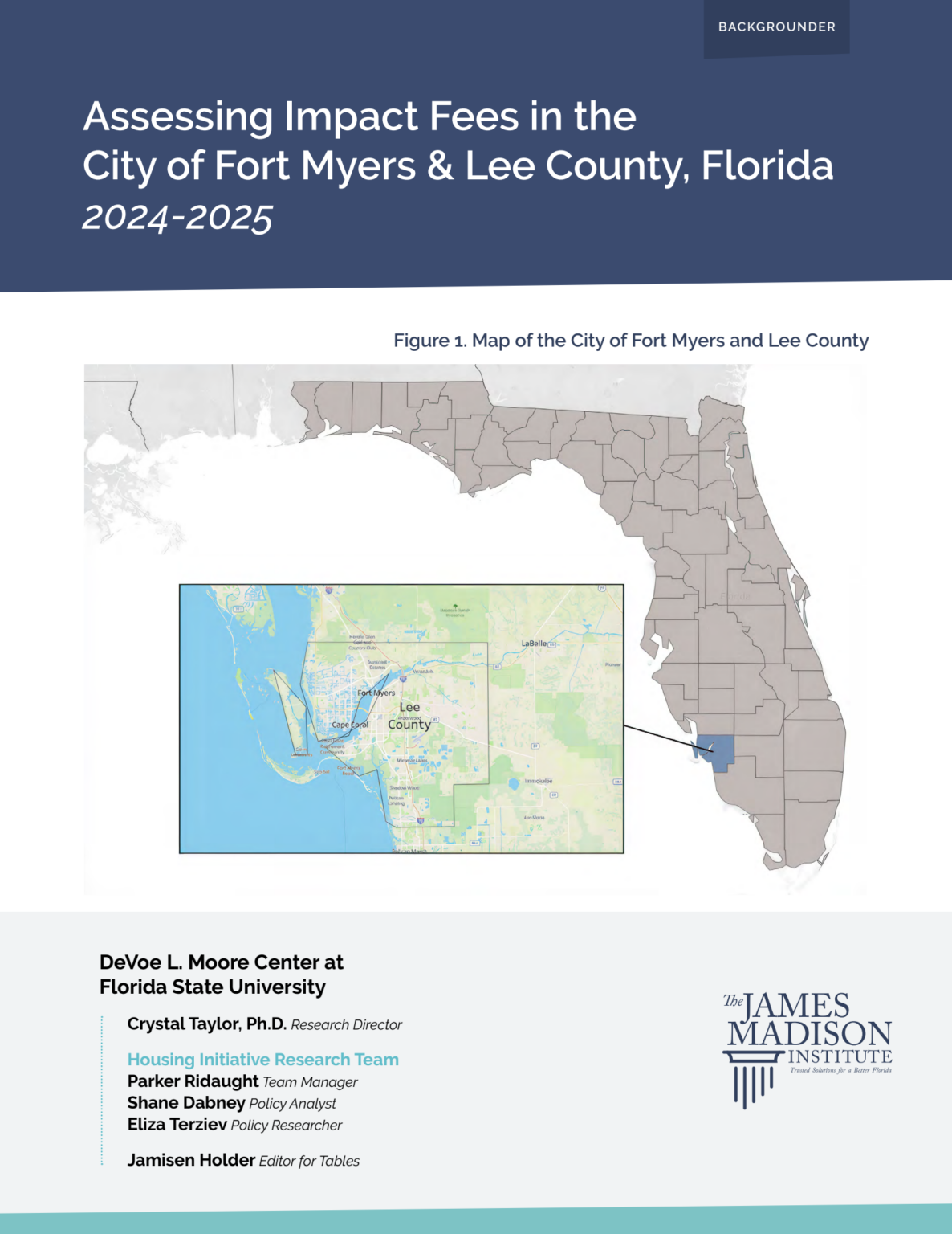 Assessing Florida Local Government Impact Fees: 2024-2025 - James ...