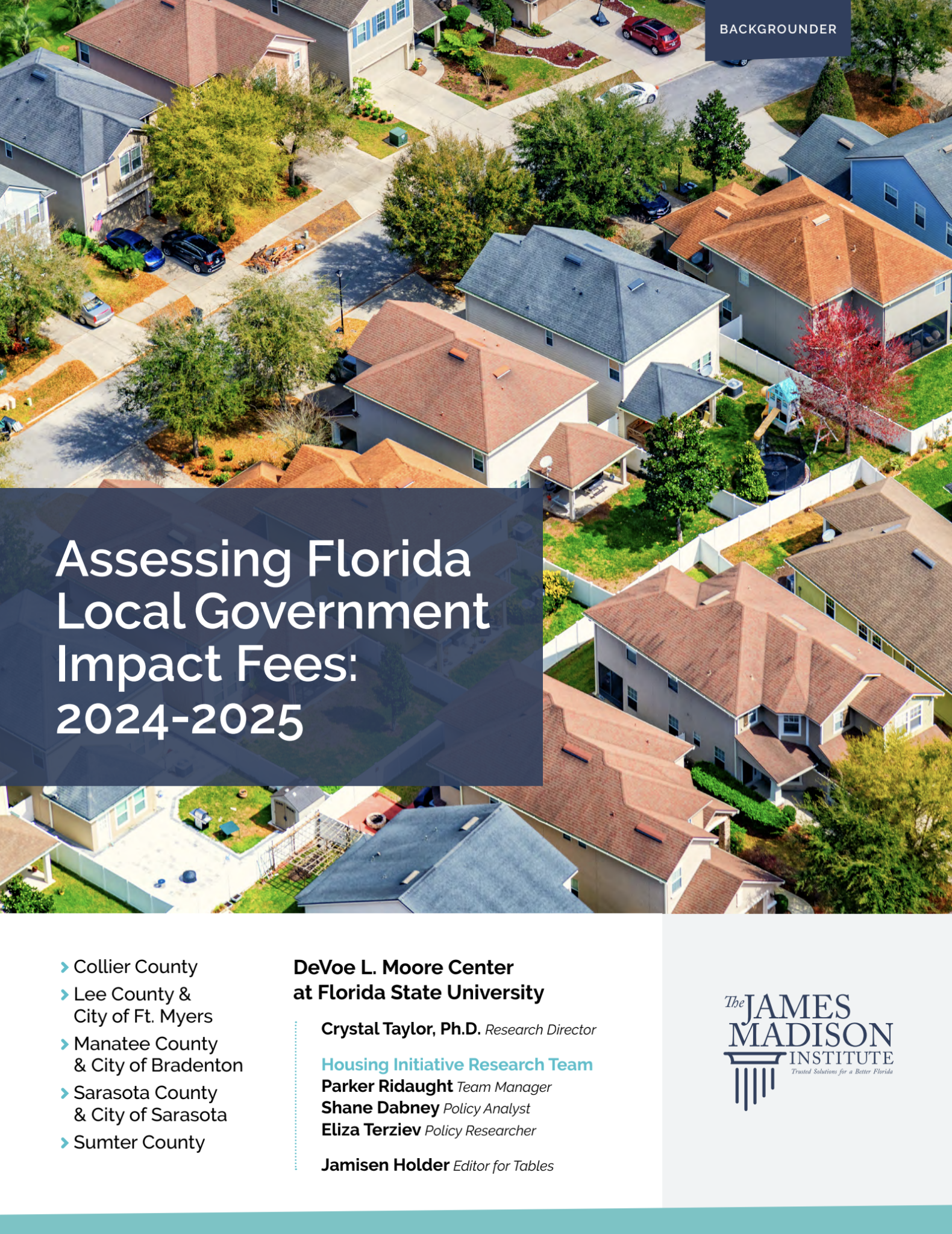Assessing Florida Local Government Impact Fees: 2024-2025 - James ...